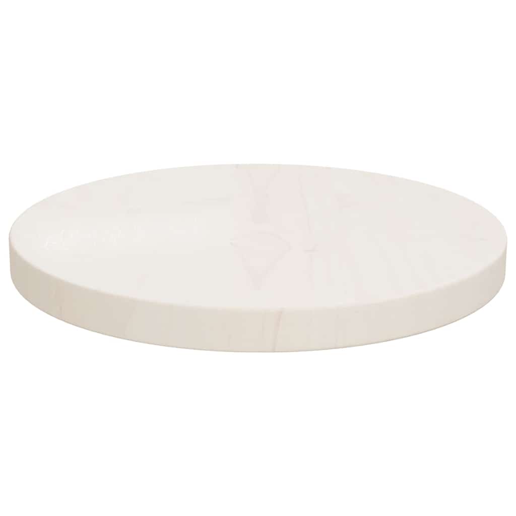 vidaXL Tafelblad Ø30x2,5 cm massief grenenhout
