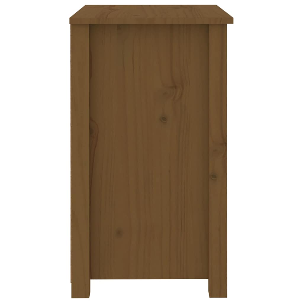 vidaXL Nachtkastje 50x35x61,5 cm massief grenenhout