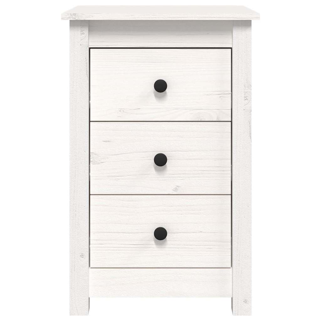 vidaXL Nachtkastje 40x35x61,5 cm massief grenenhout