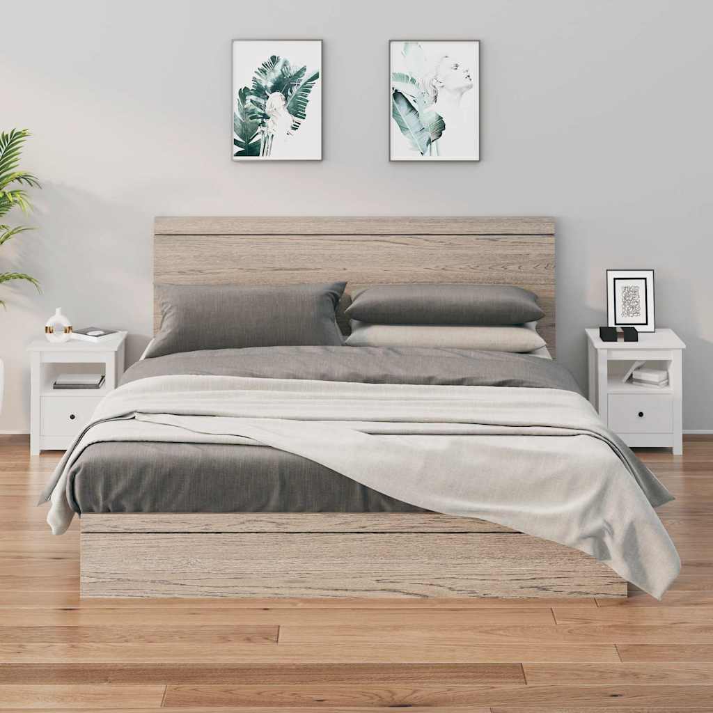 vidaXL Nachtkastje 40x35x49 cm massief grenenhout