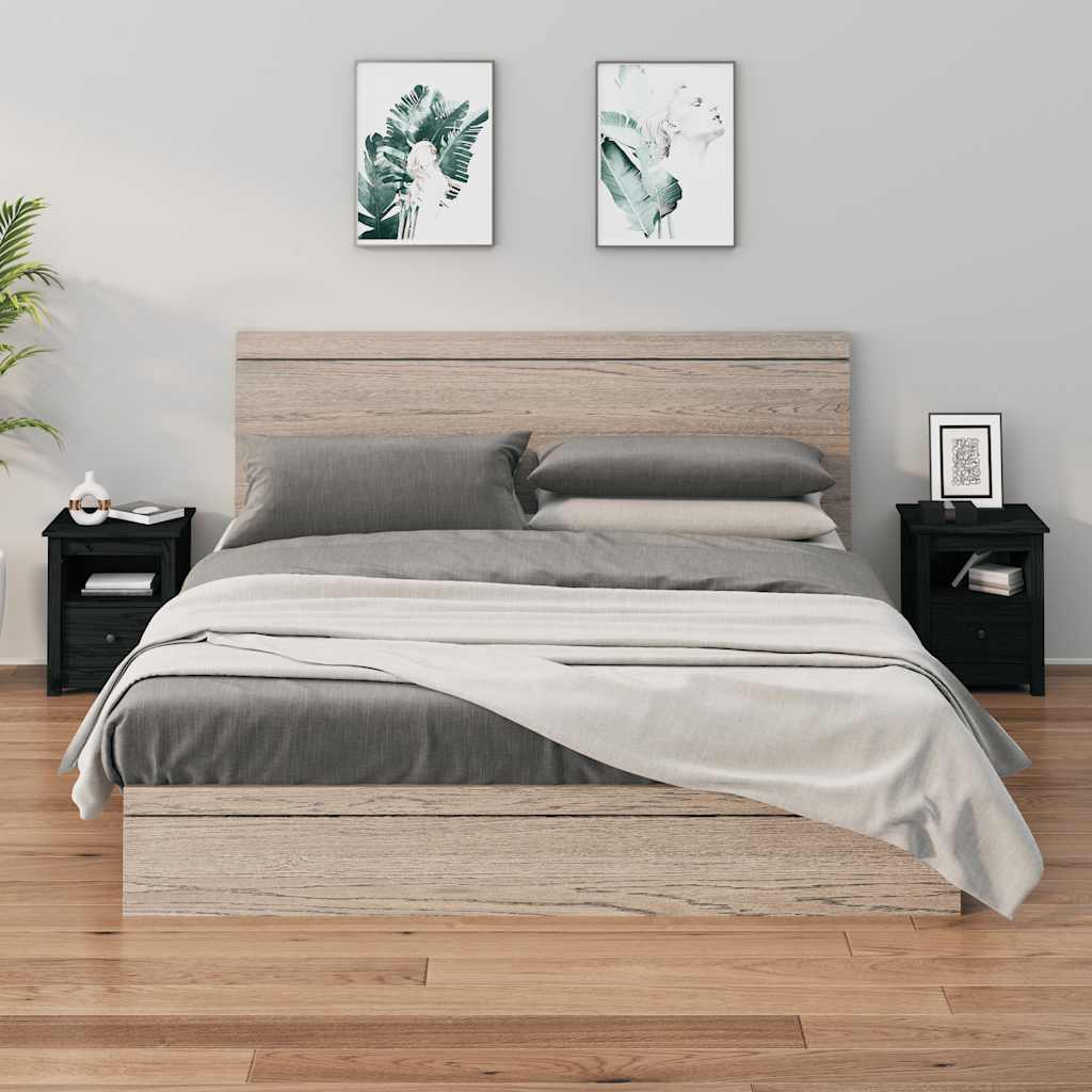 vidaXL Nachtkastje 40x35x49 cm massief grenenhout