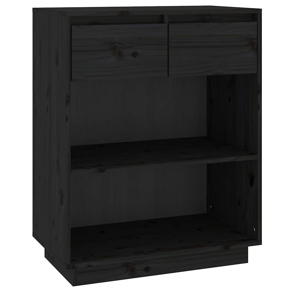 vidaXL Wall Cabinet 60x34x75 cm Solid Pine Wood
