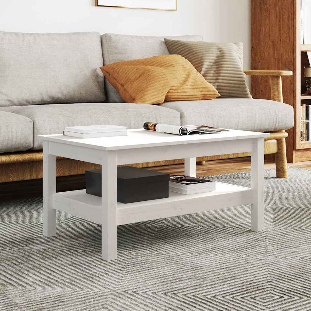 vidaXL Salontafel 35x35x40 cm massief grenenhout grijs