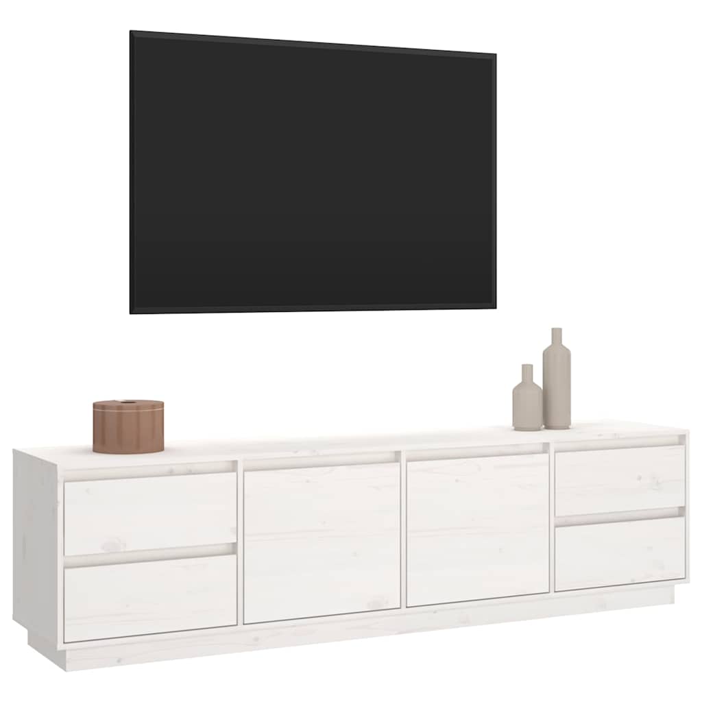 vidaXL Tv-meubel 176x37x47,5 cm massief grenenhout