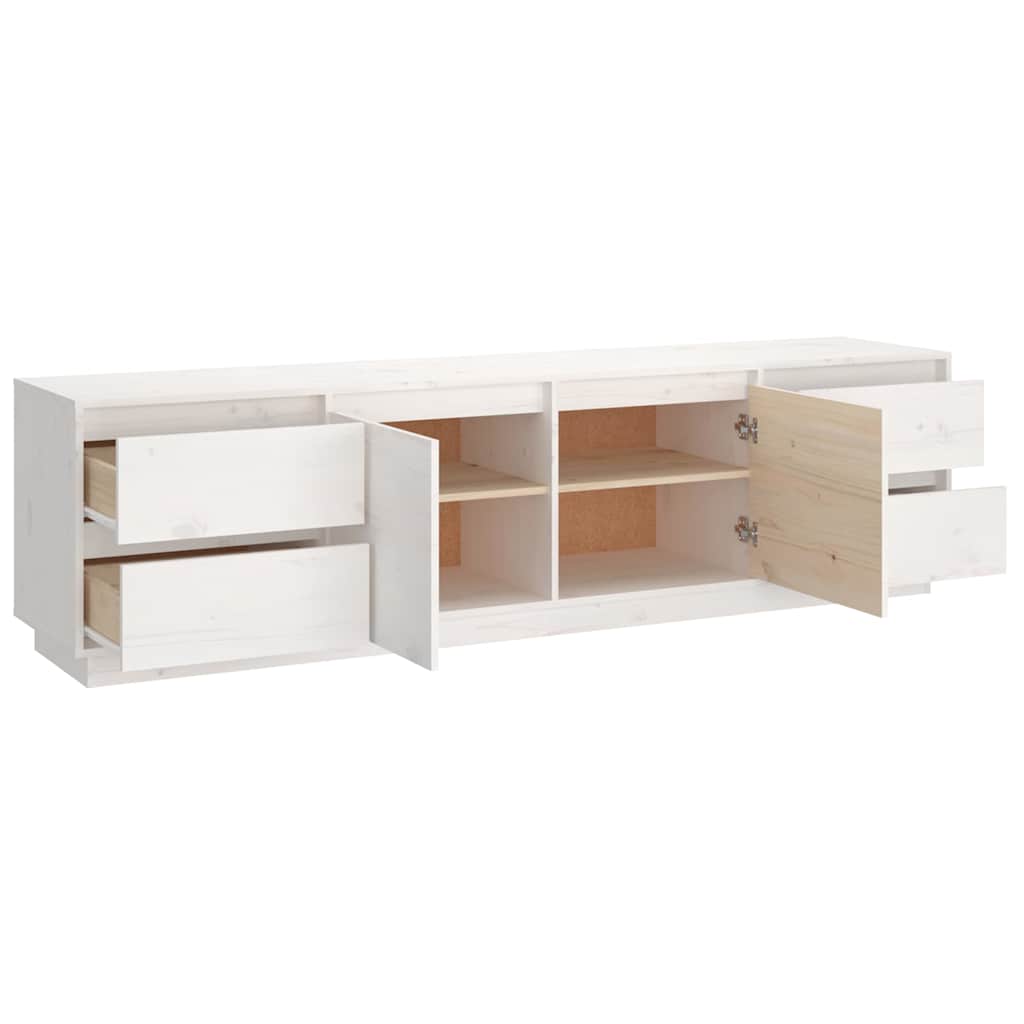 vidaXL Tv-meubel 176x37x47,5 cm massief grenenhout