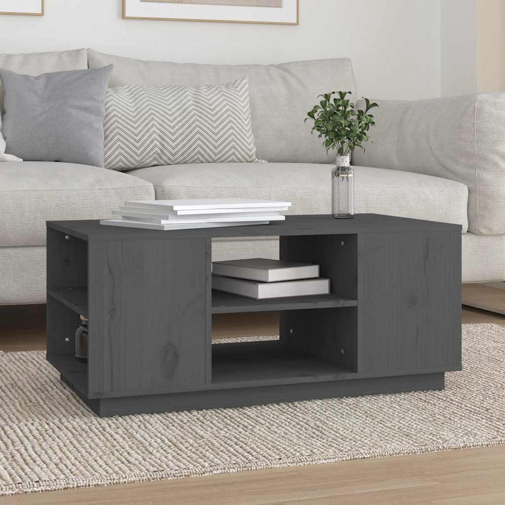 vidaXL Salontafel 90x49x40,5 cm massief grenenhout