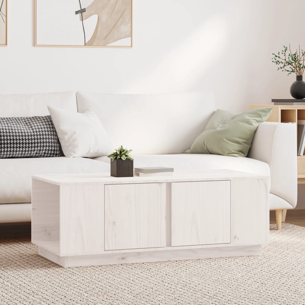 vidaXL Salontafel 110x50x40 cm massief grenenhout