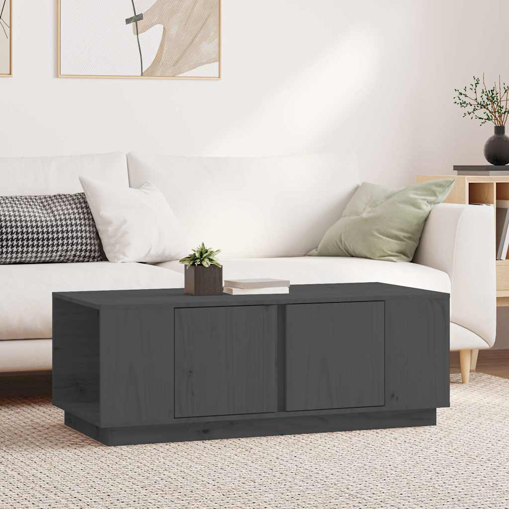 vidaXL Salontafel 110x50x40 cm massief grenenhout