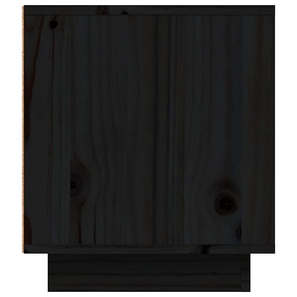 vidaXL Tv-meubel 80x35x40,5 cm massief grenenhout wit