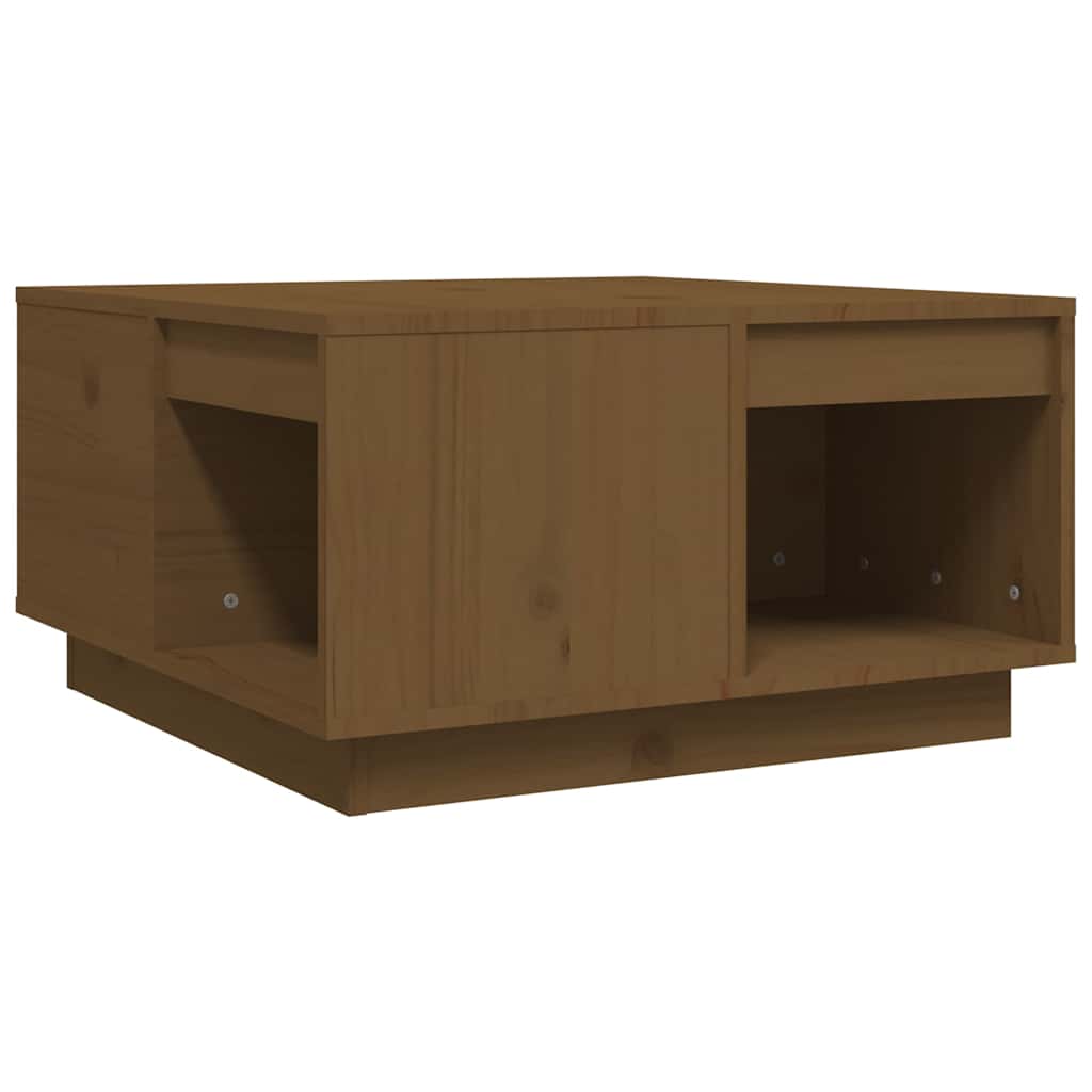 vidaXL Salontafel 100x101x40,5 cm massief grenenhout