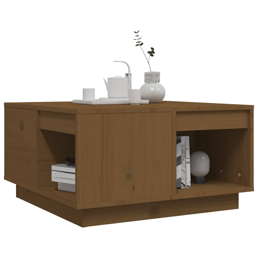 vidaXL Salontafel 100x101x40,5 cm massief grenenhout