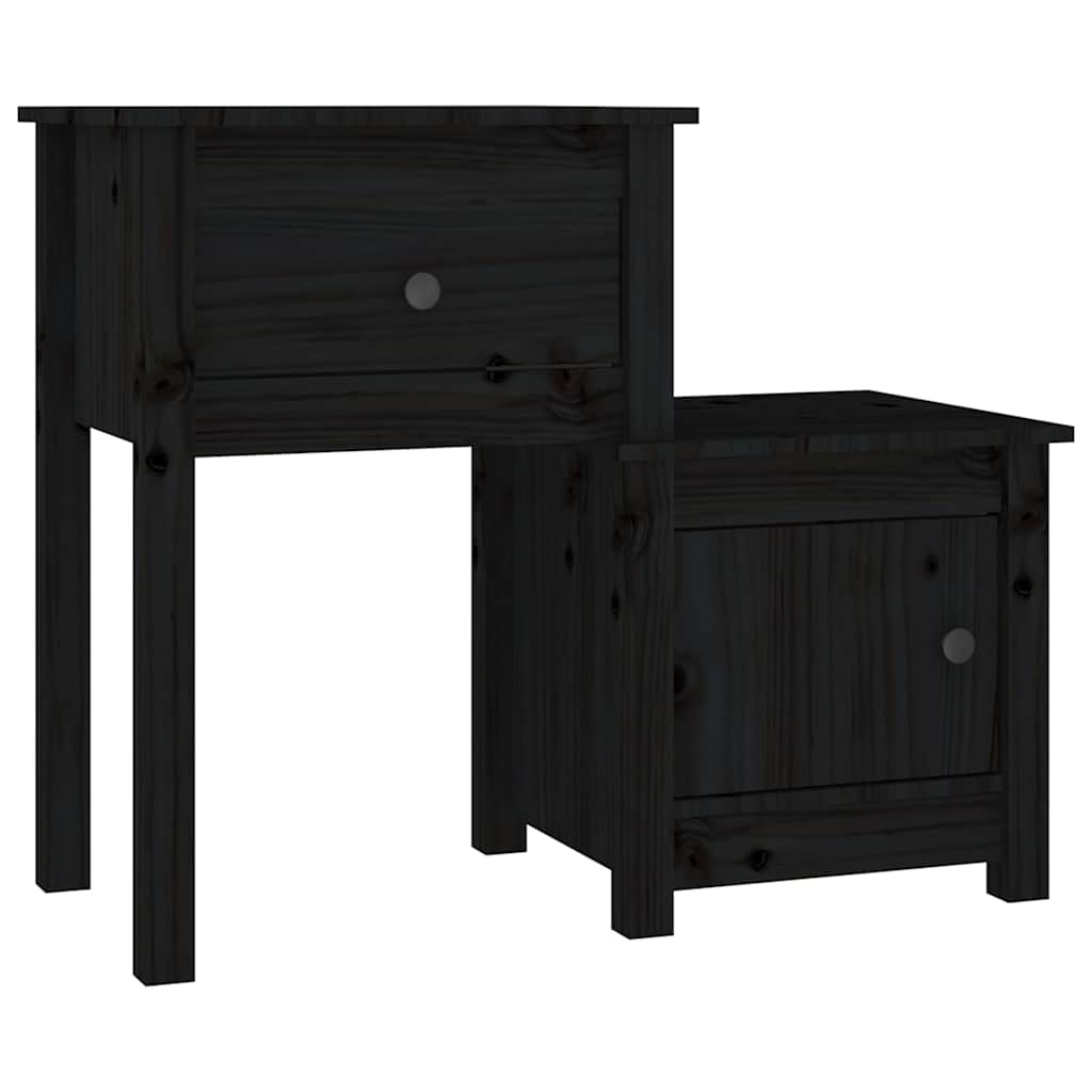 vidaXL Nachtkastje 79,5x38x65,5 cm massief grenenhout