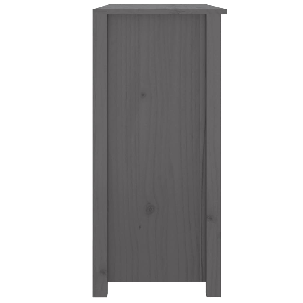 vidaXL Sideboard 100x35x74 cm solid pine wood white