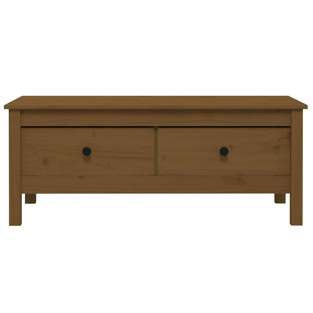 vidaXL Salontafel 100x50x40 cm massief grenenhout