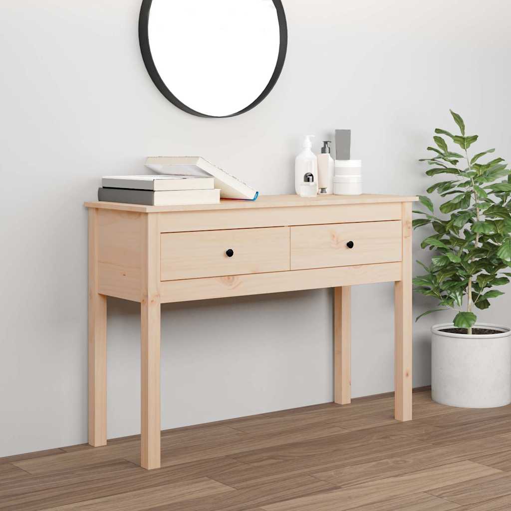 vidaXL Wandtafel 70x35x75 cm massief grenenhout
