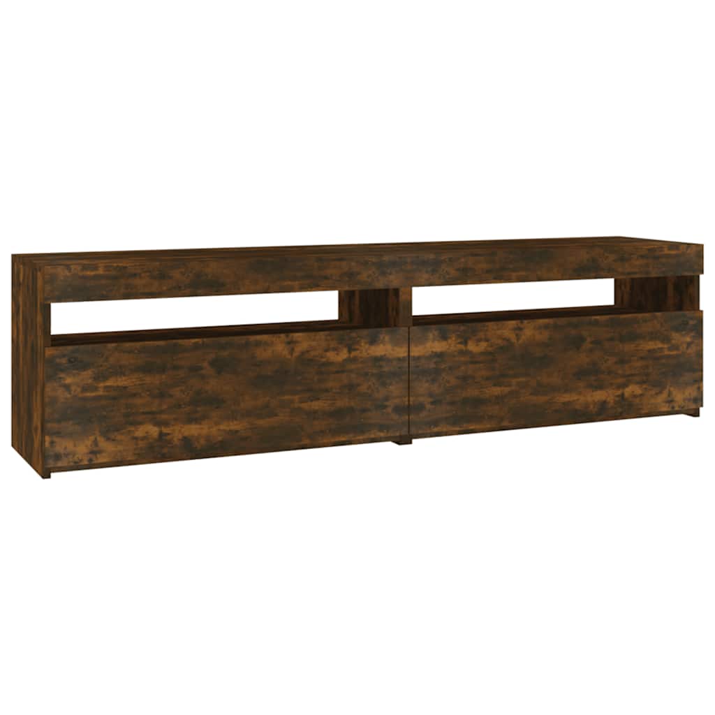 vidaXL Tv-meubel met LED-verlichting 120x35x40 cm wit