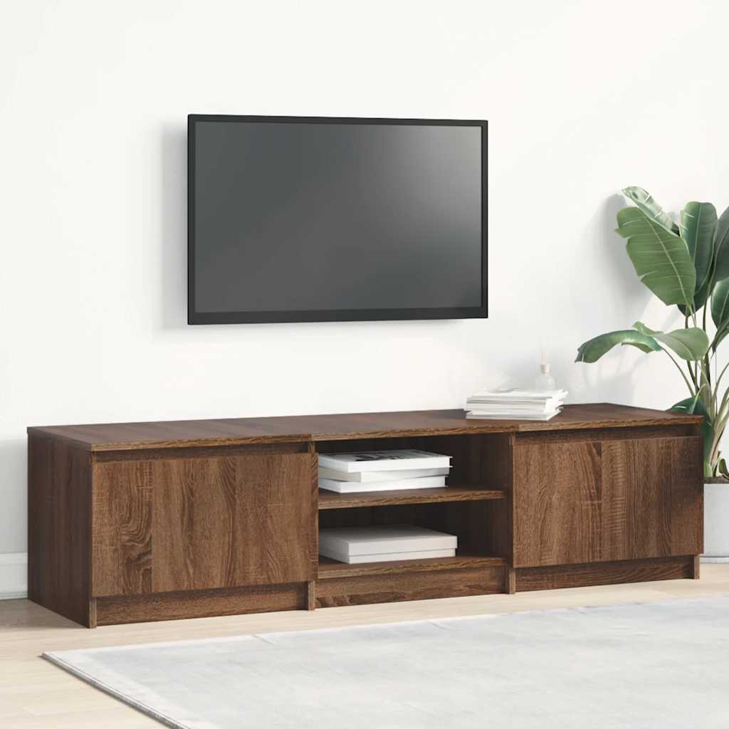vidaXL Tv-meubel 140x40x35,5 cm bewerkt hout wit