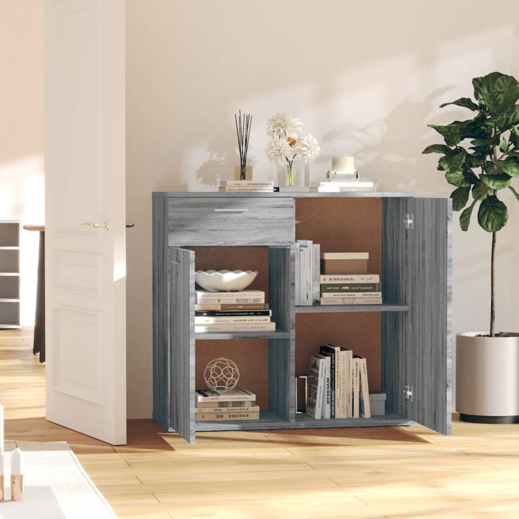 vidaXL Sideboard 160x36x75 cm engineered wood white