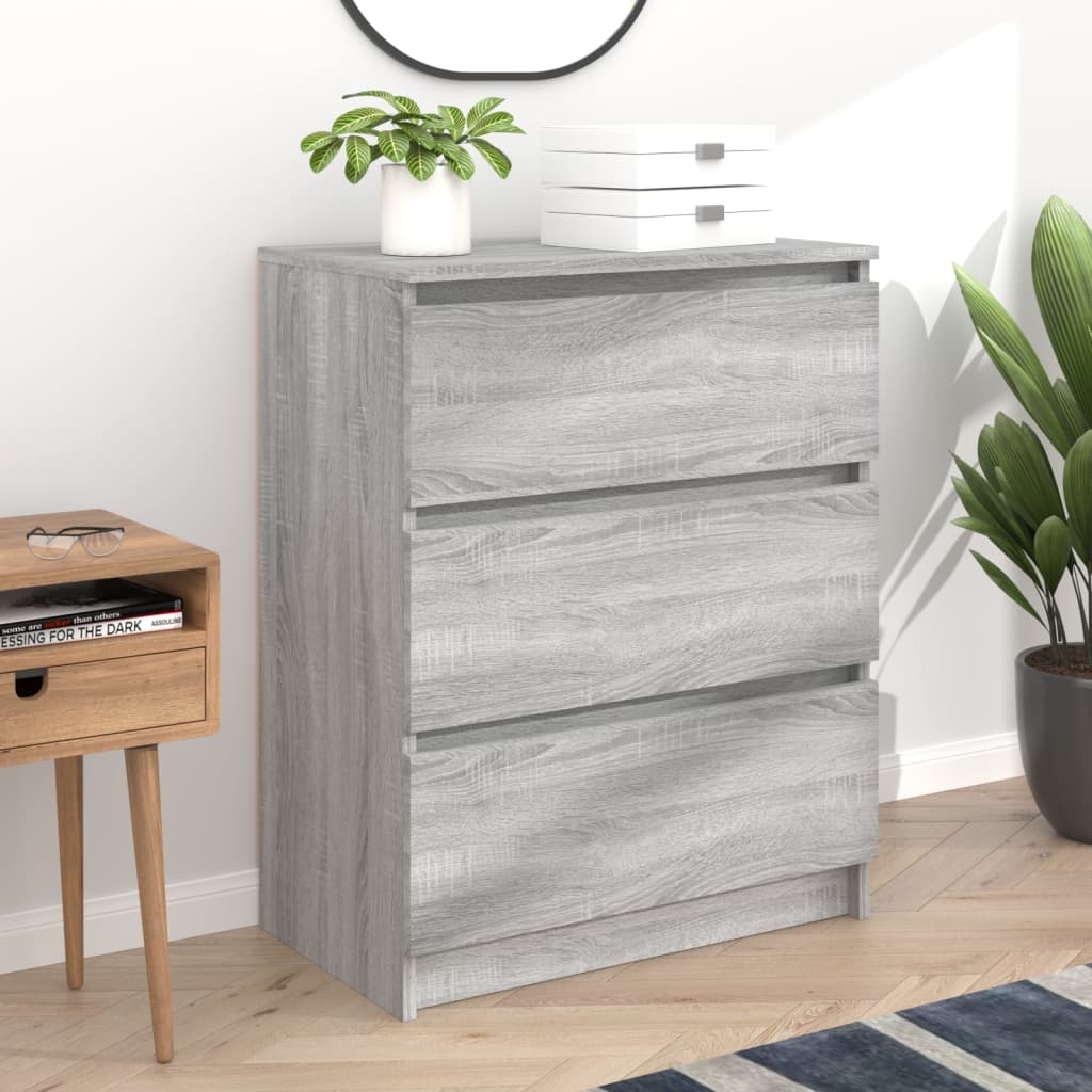 vidaXL Dressoir 60x35x76 cm bewerkt hout wit