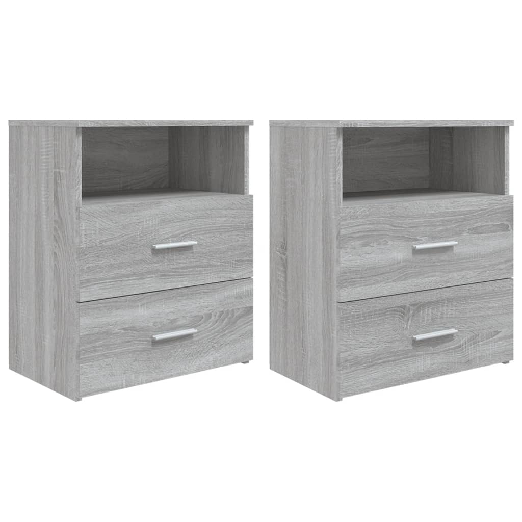 vidaXL Bedside Cabinet 50x32x60 cm White