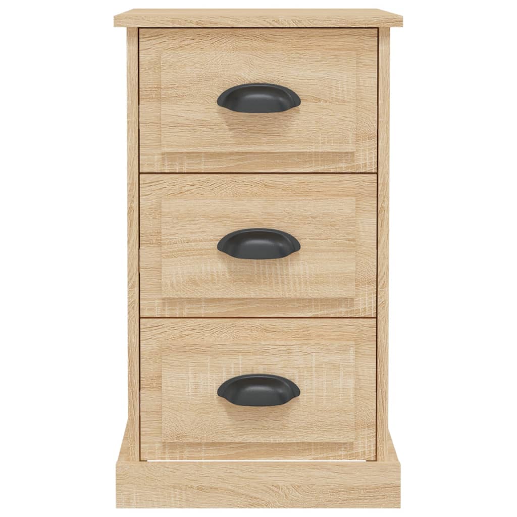 vidaXL Nightstand 39x39x67 cm engineered wood white