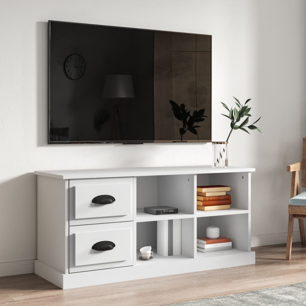 vidaXL TV cabinet 73x35.5x47.5 cm engineered wood white