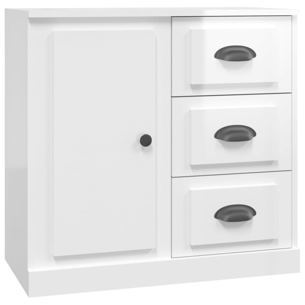 vidaXL Dressoir 70x35,5x67,5 cm bewerkt hout wit