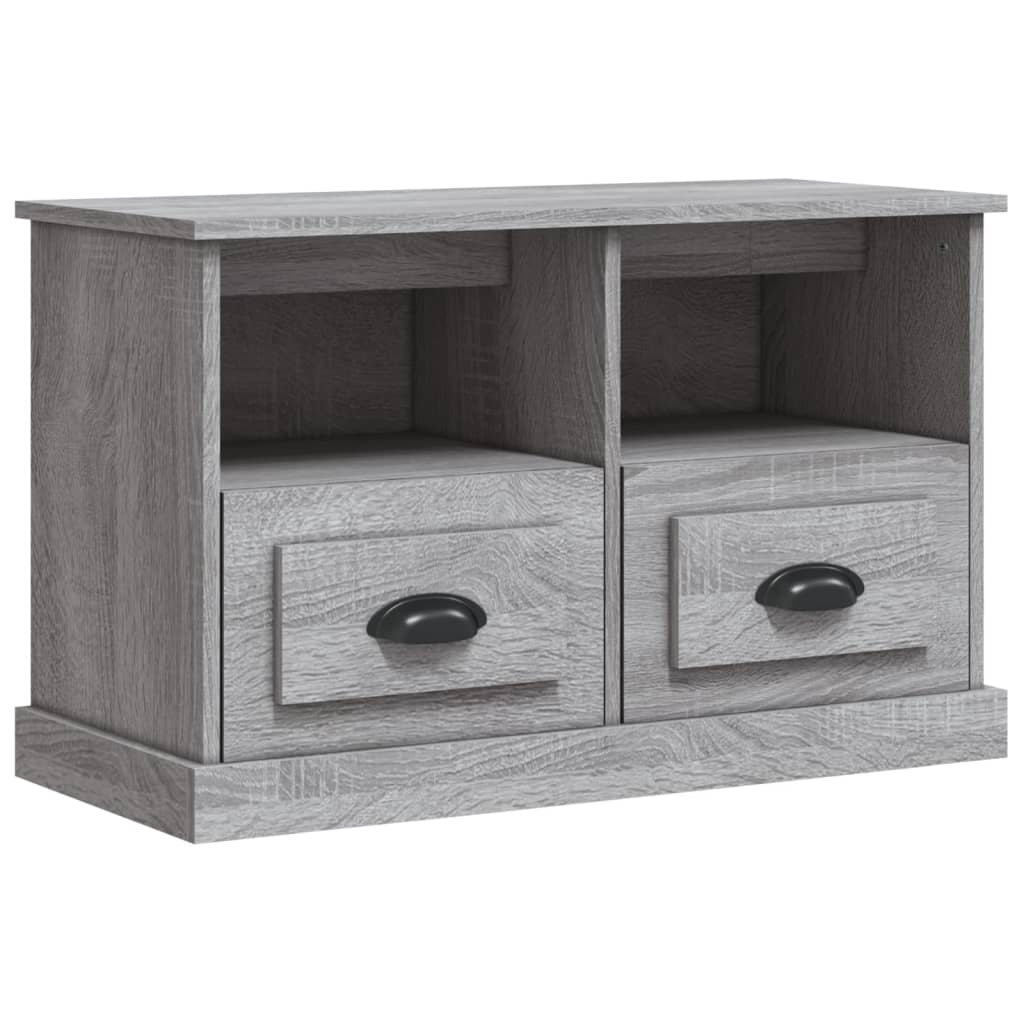 vidaXL Tv-meubel 80x35x50 cm bewerkt hout wit