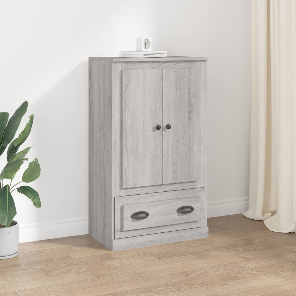 vidaXL Hoge kast 60x35,5x103,5 cm bewerkt hout wit