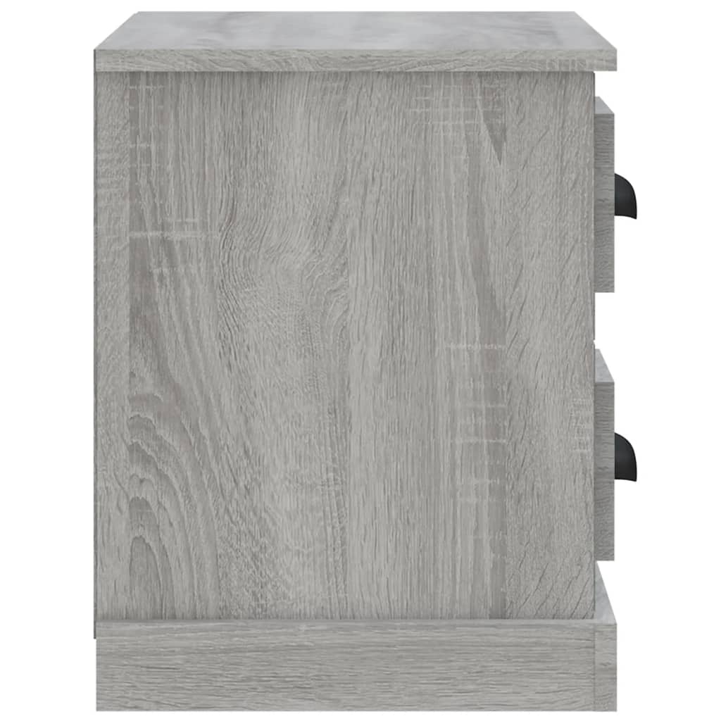 vidaXL Nightstand 60x35.5x45 cm white