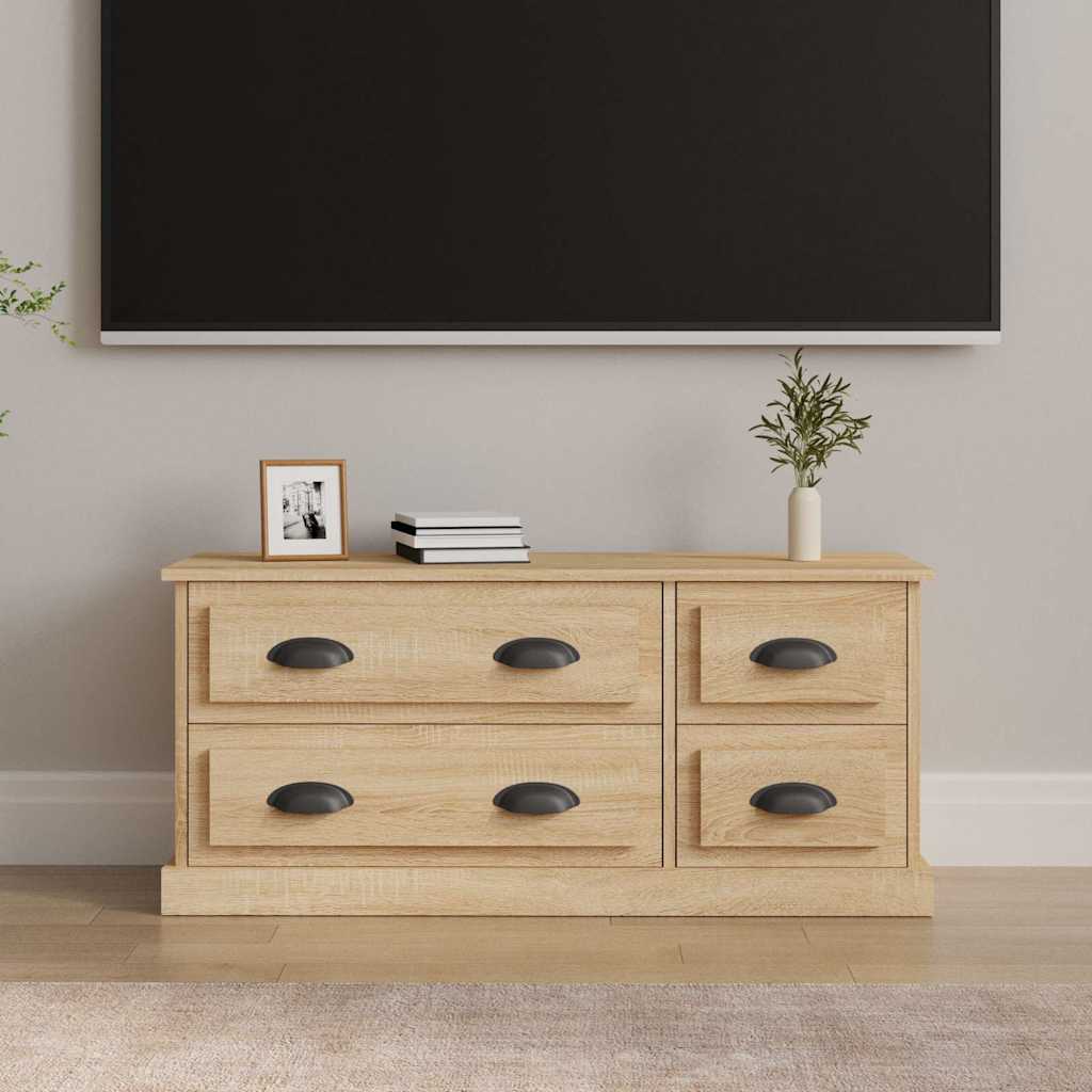 vidaXL Tv-meubel 100x35,5x45 cm bewerkt hout wit
