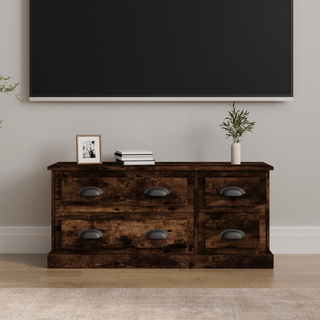 vidaXL Tv-meubel 100x35,5x45 cm bewerkt hout wit