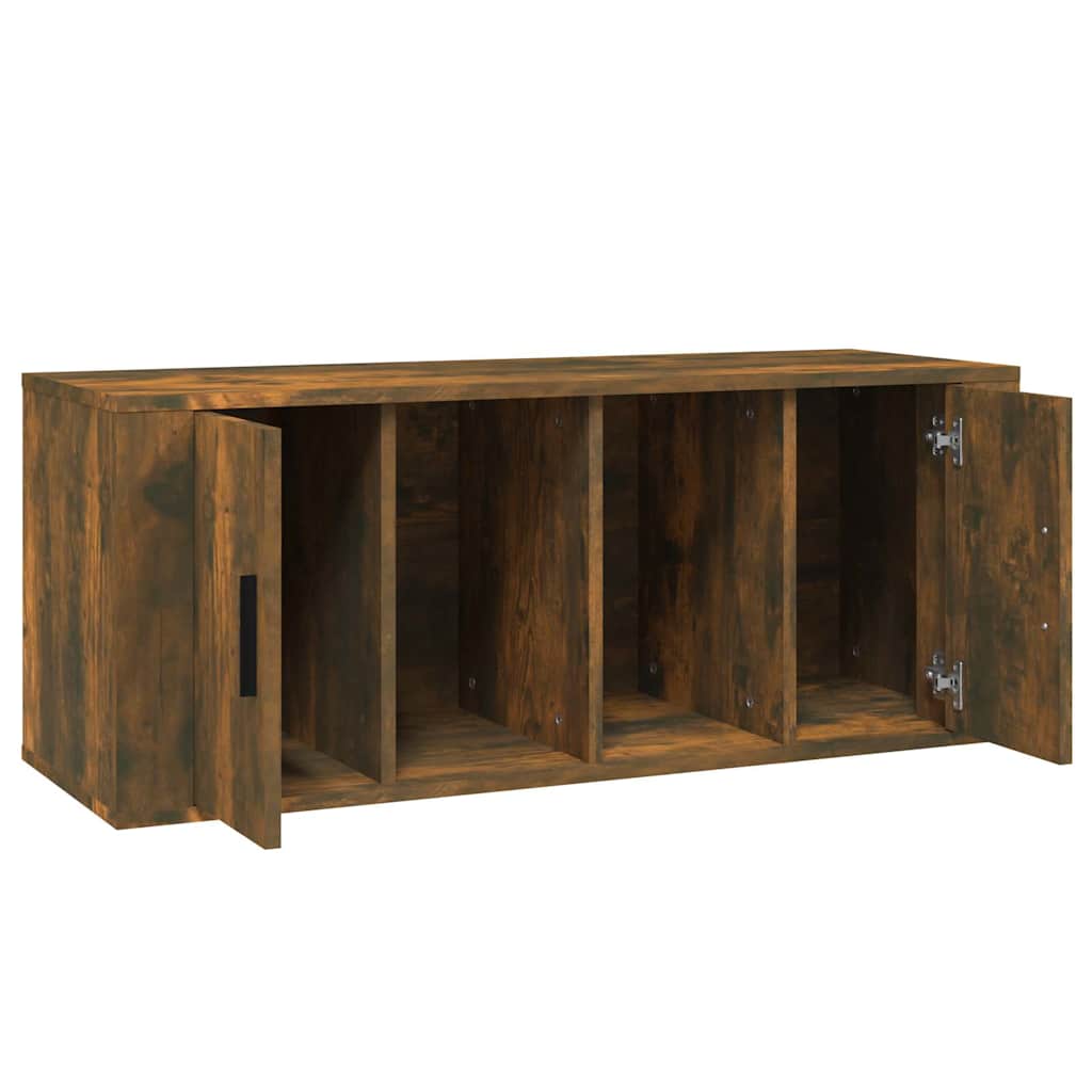 vidaXL Tv-meubel 100x35x40 cm bewerkt hout wit
