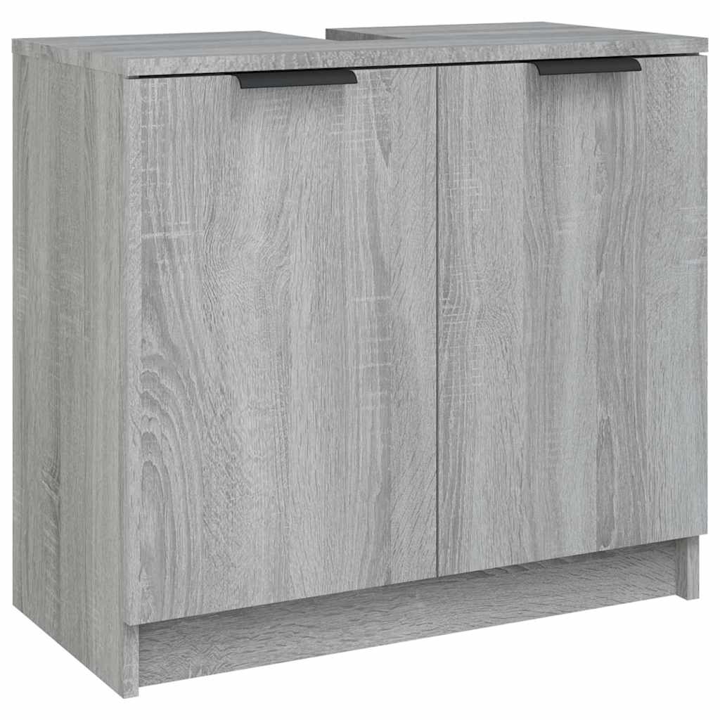 vidaXL Bathroom Cabinet 64.5x33.5x59 cm Engineered Wood White