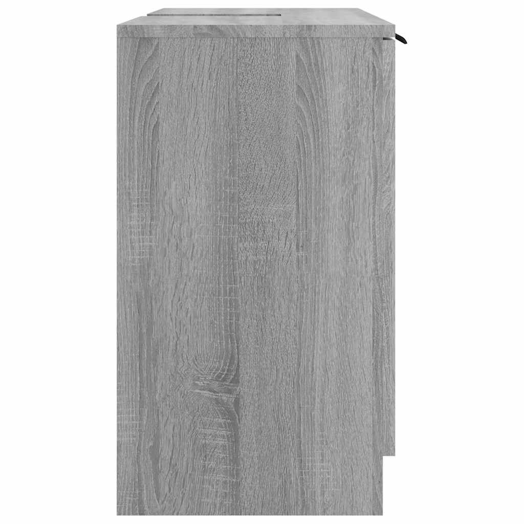 vidaXL Bathroom Cabinet 64.5x33.5x59 cm Engineered Wood White