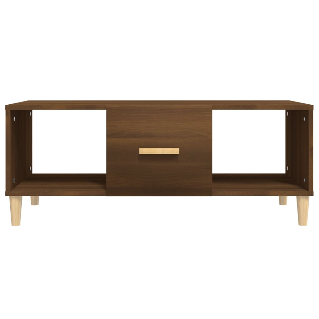 vidaXL Coffee Table 102x50x40 cm Engineered Wood White