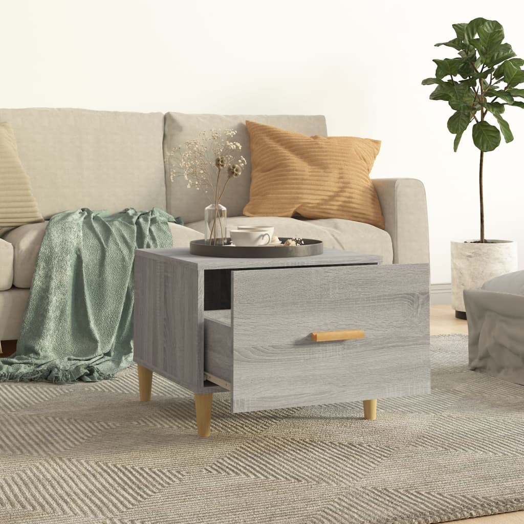 vidaXL Coffee Tables 2 pcs 50x50x40 cm engineered wood white