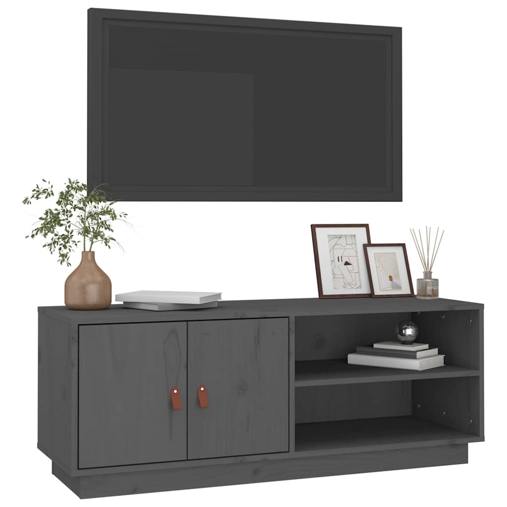 vidaXL Tv-meubel 105x34x40 cm massief grenenhout