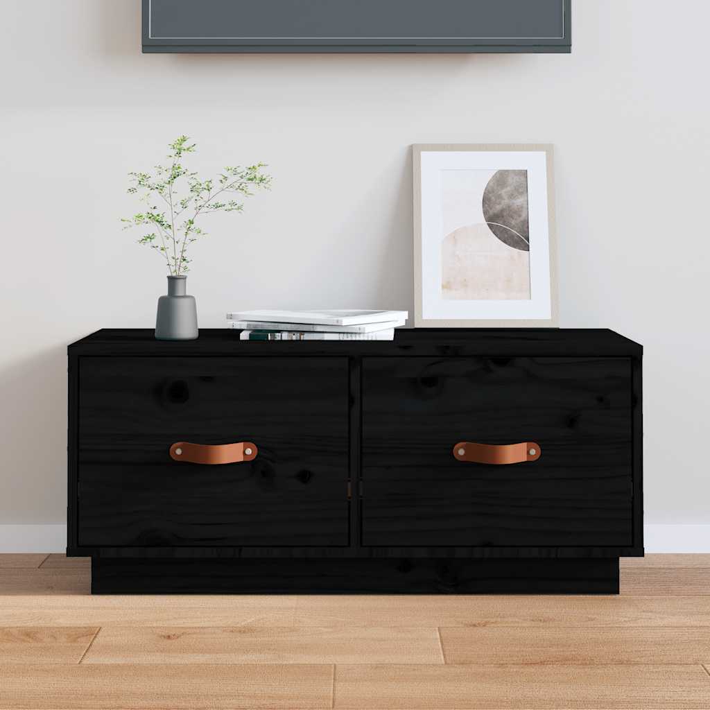 vidaXL Tv-meubel 80x34x35 cm massief grenenhout