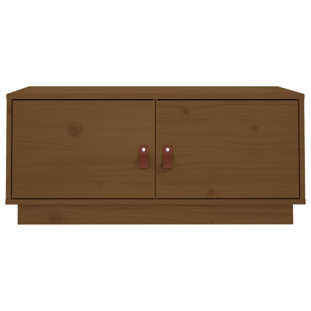 vidaXL Coffee Table 80x50x35 cm Solid Pinewood