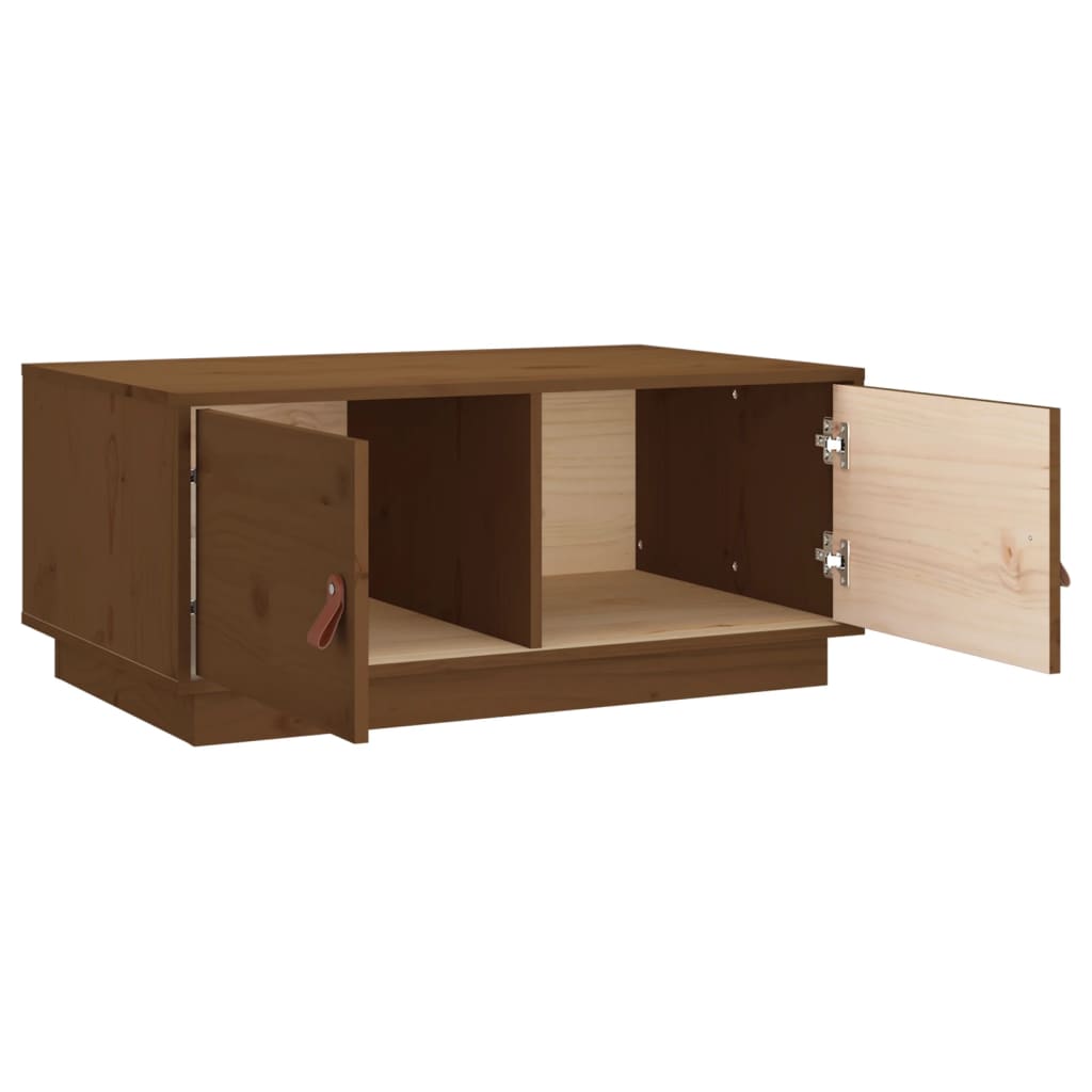 vidaXL Coffee Table 80x50x35 cm Solid Pinewood
