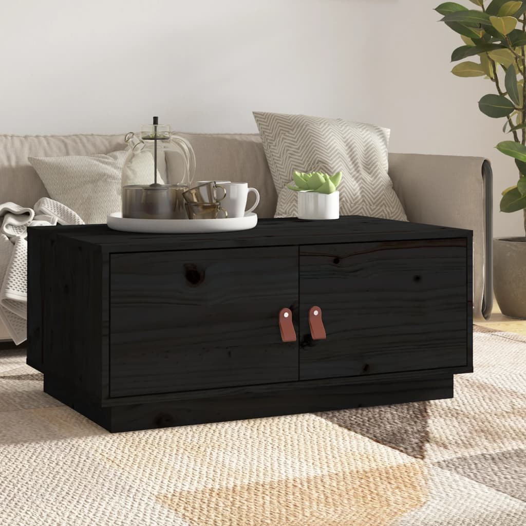 vidaXL Coffee Table 80x50x35 cm Solid Pinewood