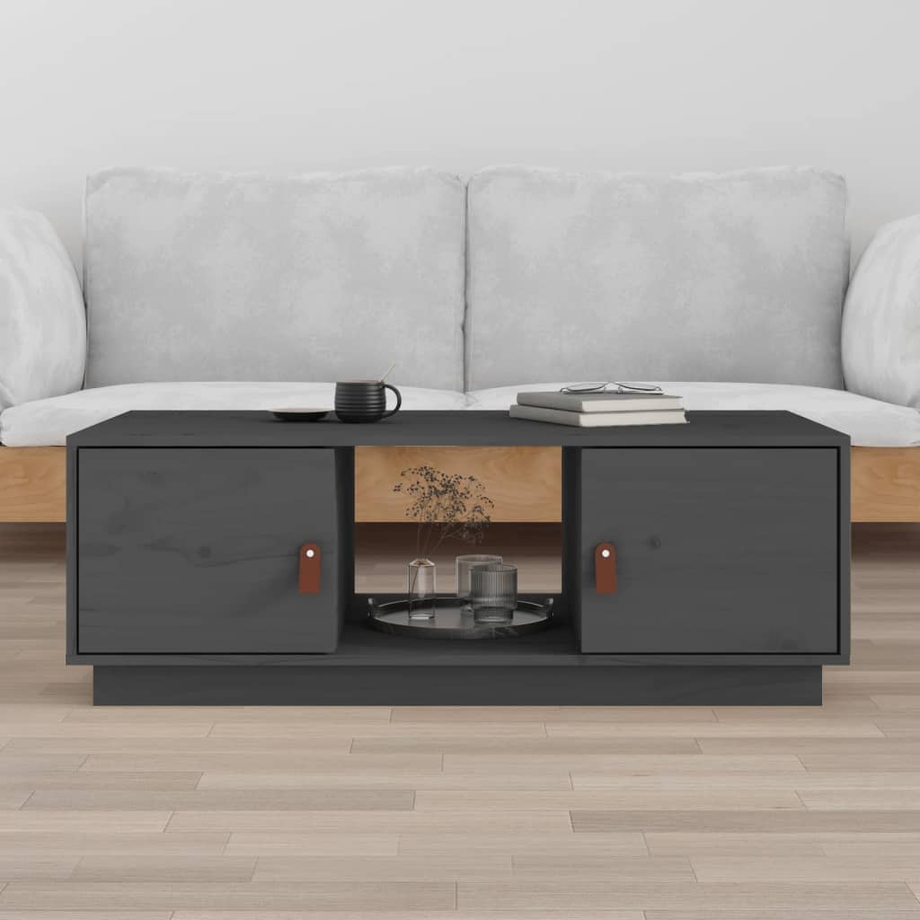 vidaXL Salontafel 100x50x35 cm massief grenenhout