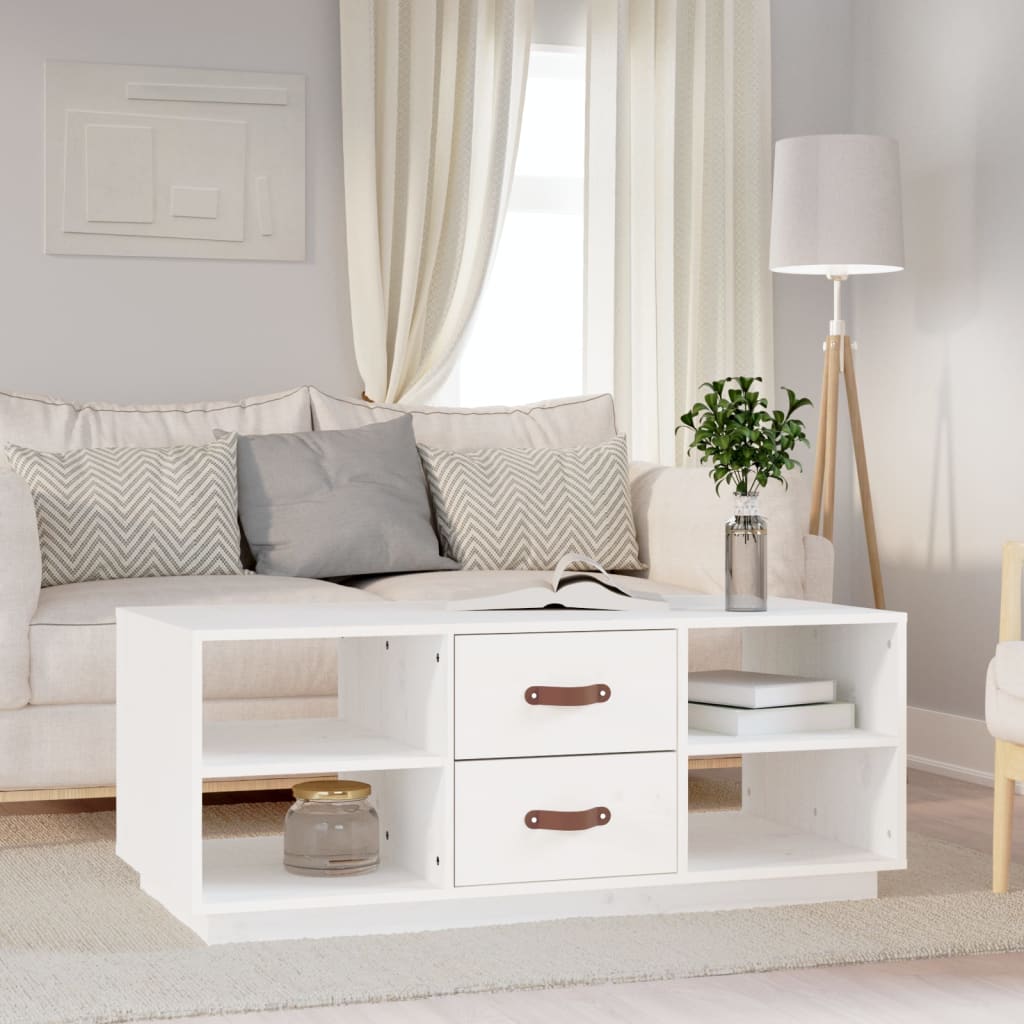 vidaXL Salontafel 100x50x41 cm massief grenenhout