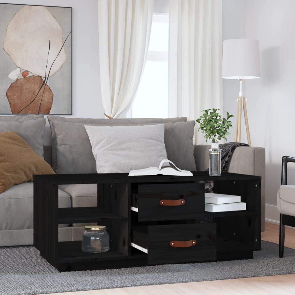 vidaXL Salontafel 100x50x41 cm massief grenenhout
