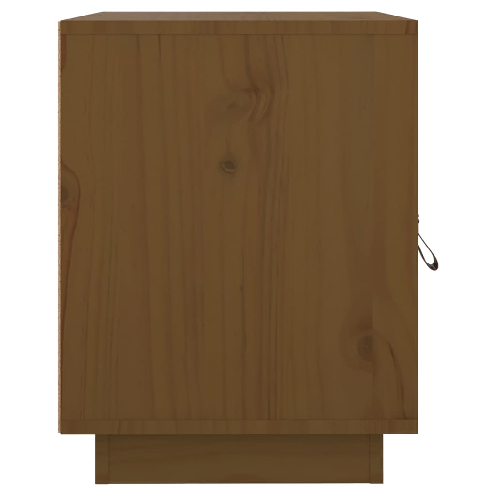 vidaXL Nightstand 40x34x45 cm Solid Pine Wood