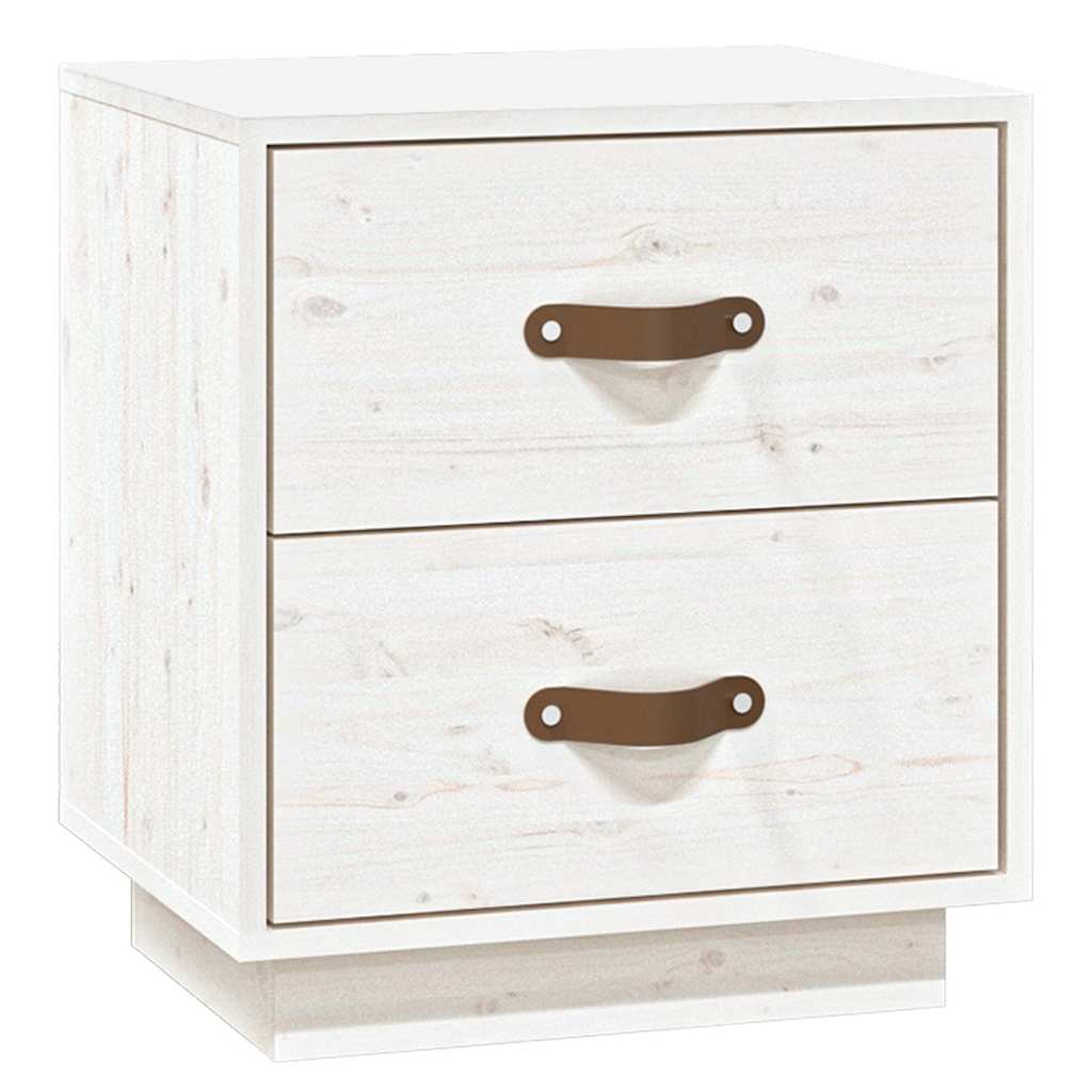 vidaXL Nachtkastjes 2 st 40x34x45 cm massief grenenhout