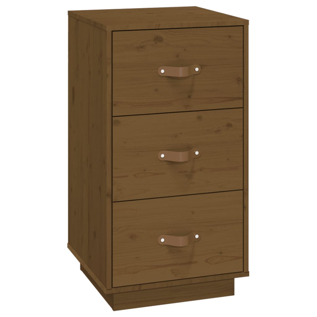 vidaXL Nachtkastje 40x40x75 cm massief grenenhout