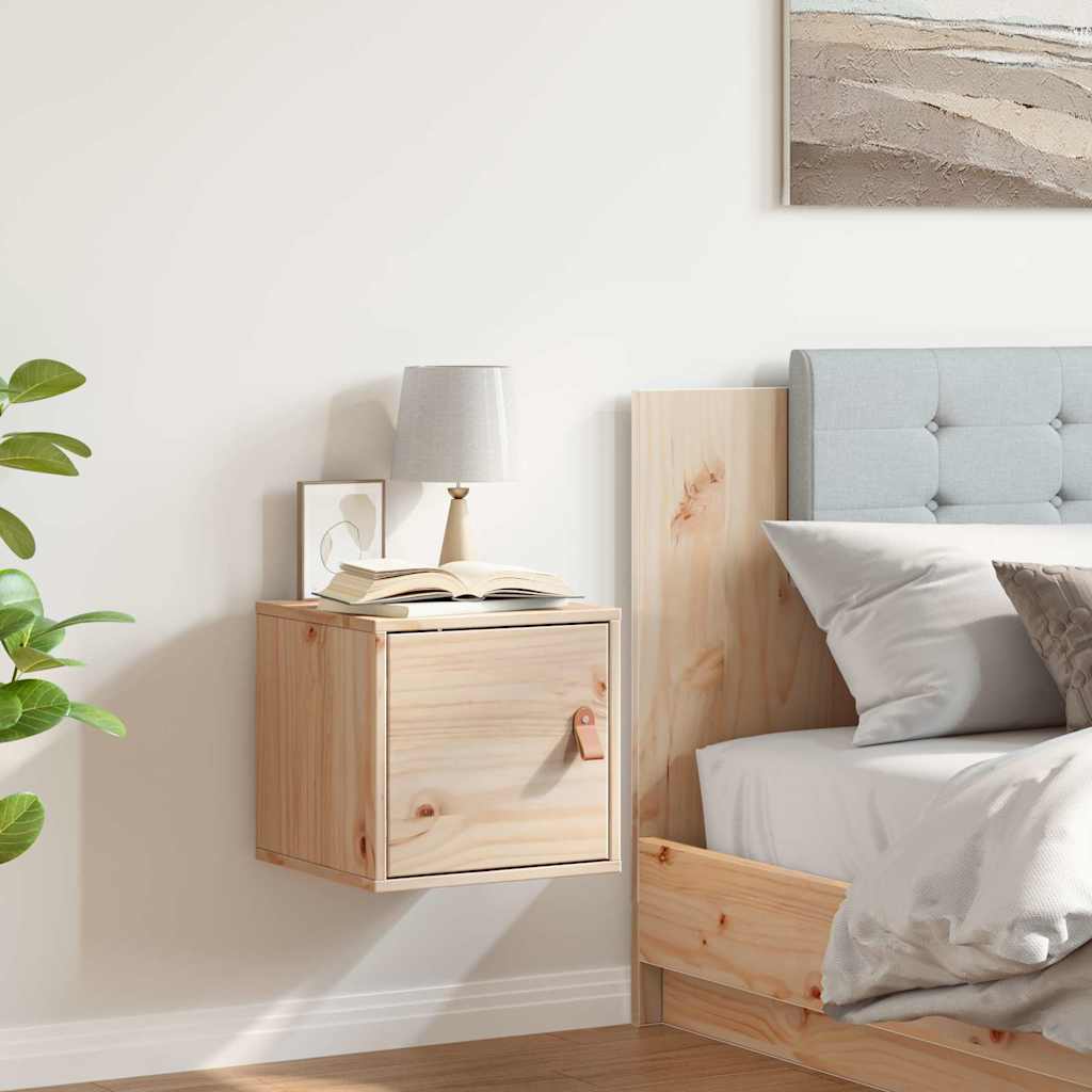 vidaXL Wall cabinet 31.5x30x30 cm solid pine wood