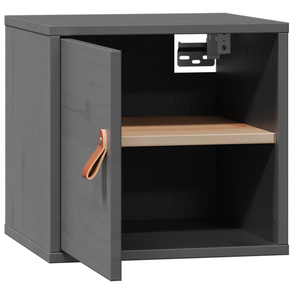 vidaXL Wall cabinet 31.5x30x30 cm solid pine wood